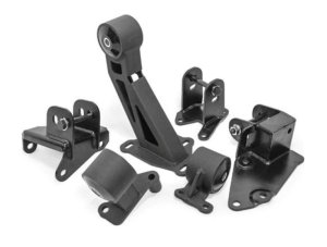 Honda Civic Engine Mount Kit - Innovative Mounts - 75A Bushings - Black - `96-`00 Honda Civic Engine Mount Kit - Innovative Mounts - 75A Bushings - Black - `96-`00